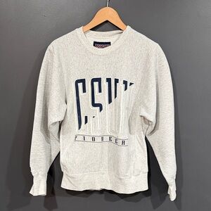 Cal State Hayward CSUH Jansport Gray Crewneck Sweater  Medium